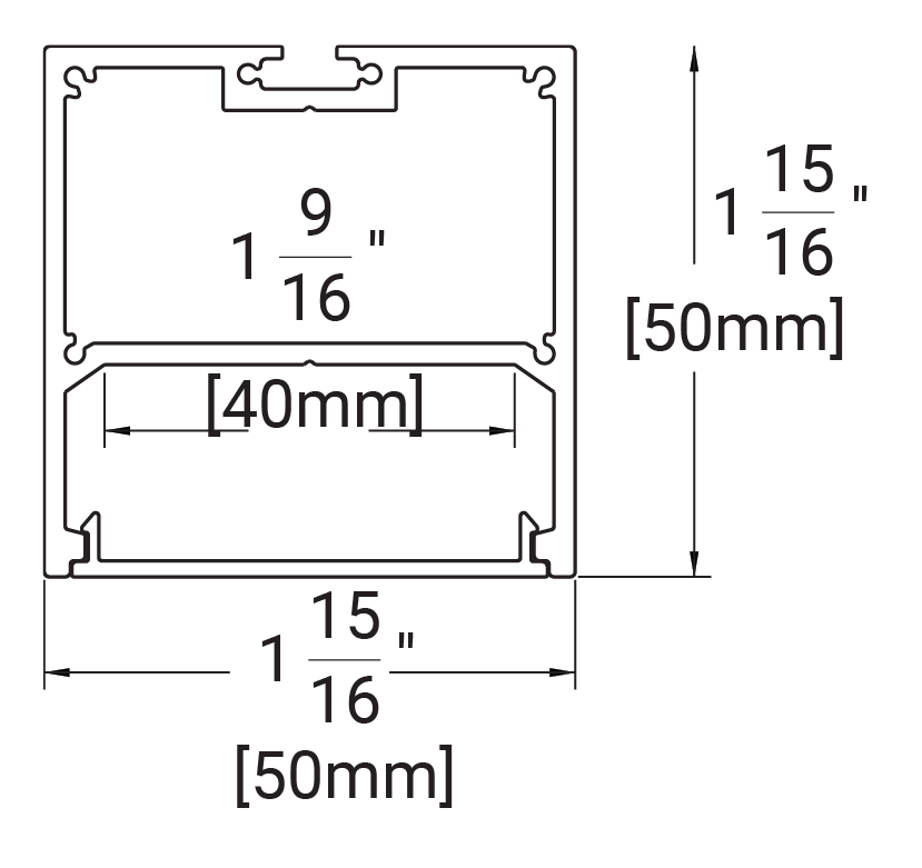 LS5050 dimension diagram