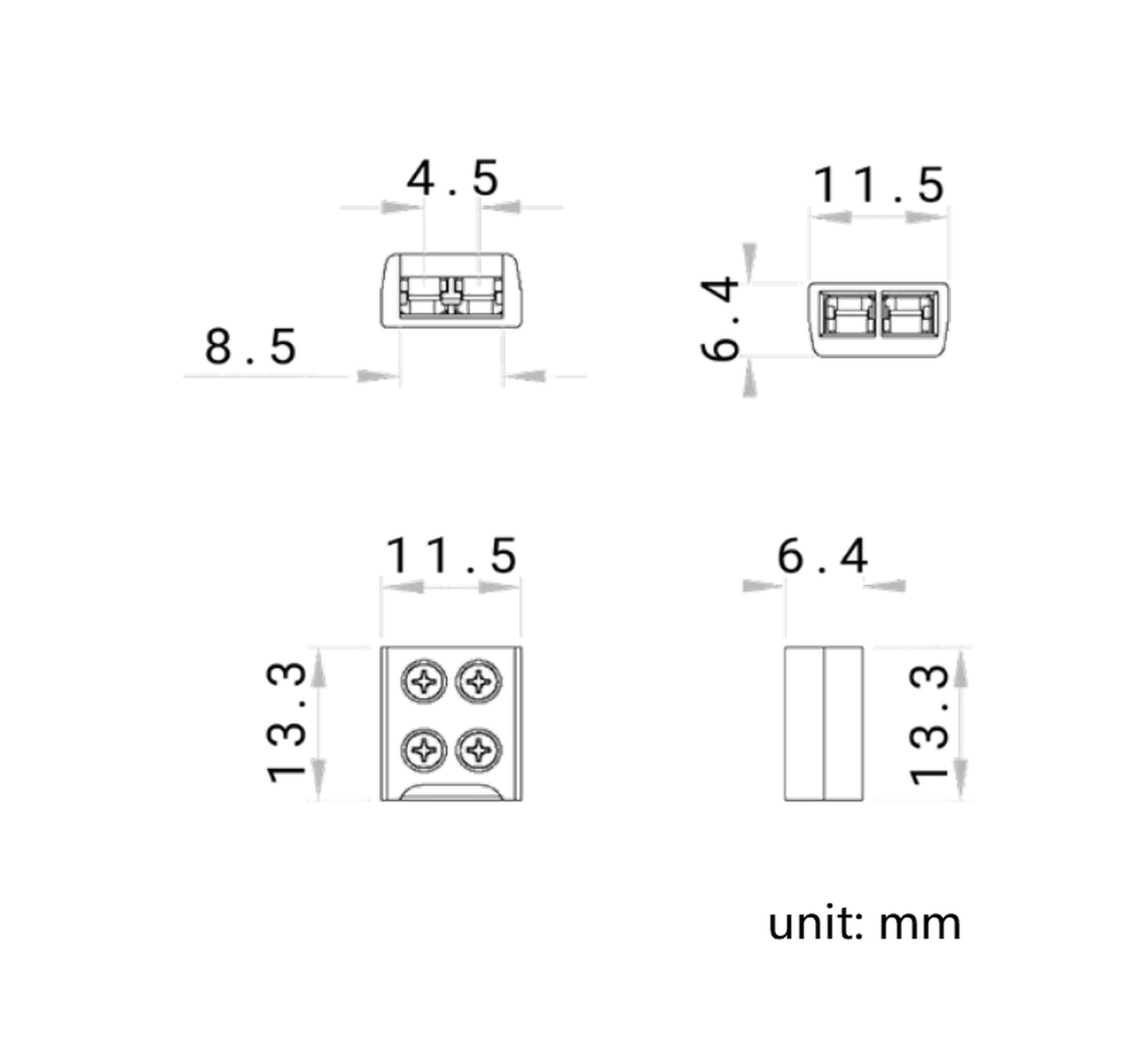 TC-LC03 dimension diagram